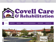 Tablet Screenshot of covellcare.com
